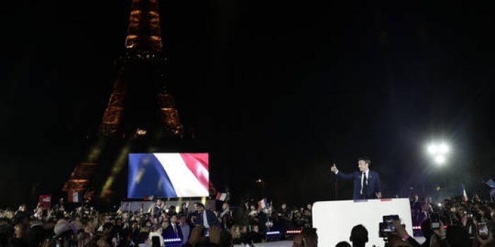 Hasil Pilpres Prancis: Macron 58,55 Persen dan Le Pen 41,45% Persen