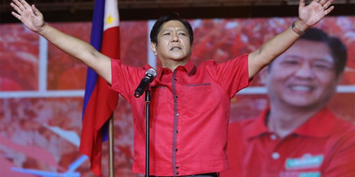 Pilpres Filipina, Putra Ferdinand Marcos Menang Telak