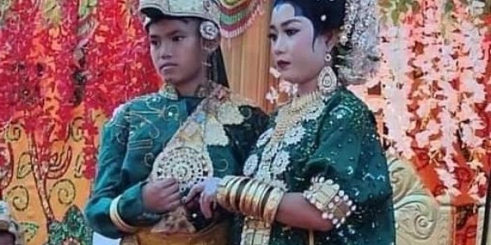 Dua Bocah 14 Tahun Gelar Pesta Pernikahan, Dijodohkan Keluarga