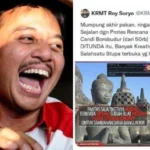Roy Suryo Dicecar 28 Pertanyaan Hampir 11 Jam Terkait Meme Patung Budha Candi Borobudur