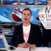 Rusia Tangkap Jurnalis TV yang Kecam Perang Moskow Terhadap Ukraina Saat Siaran Langsung Televisi