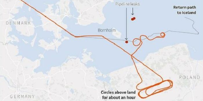 Usai Kerusakan, Pesawat Pengintai AS Terbang Dekat Lokasi Pipa Nord Stream 2 yang Pecah di Laut Baltik