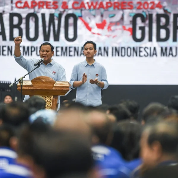 Tiket Prabowo-Gibran Mendaftar Pencalonan 2024