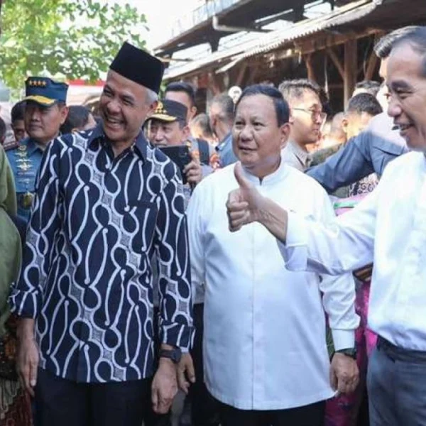 Presiden Jokowi, Ganjar Pranowo dan Prabowo Subianto Sumber : Istimewa