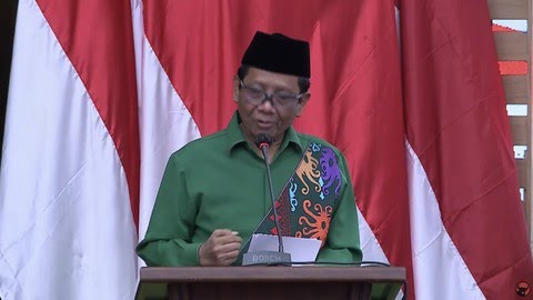 Sambutan Mahfud MD Usai Diumumkan Megawati Cawapres Ganjar Pranowo