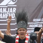 Ganjar Pranowo Memulai Kampanye Pilkada di Merauke Papua