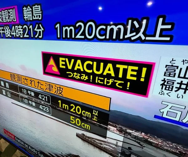 Imbas Gempa Jepang, Korea Selatan Terpapar Tsunami Rusia Keluarkan Peringatan