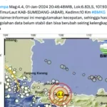 Gempa Susulan Guncang Sumedang Berkekuatan Magnitudo 4,4, Getaran Terasa hingga Cirebon
