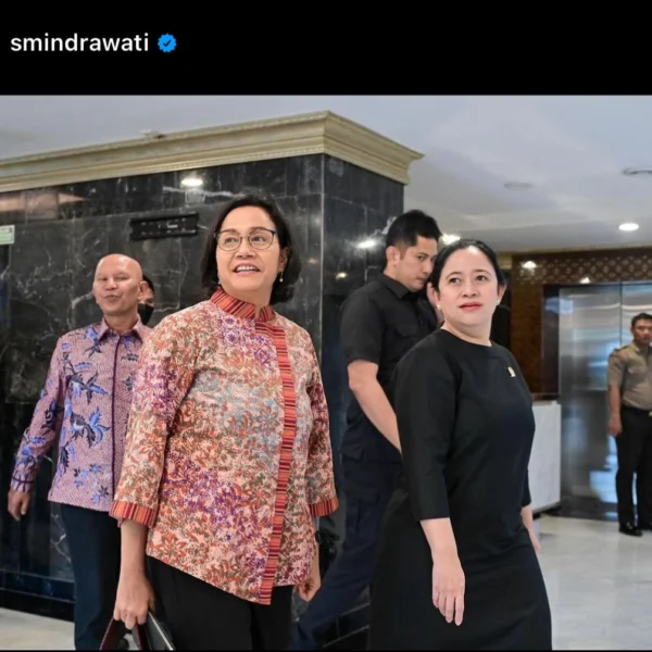 Menkeu Sri Mulyani Bertemu Ketua DPR RI Puan Maharani, Bahas Apa?