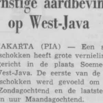 Surat Kabar Hindia Belanda Soroti Gempa Sumedang di Tahun 1955
