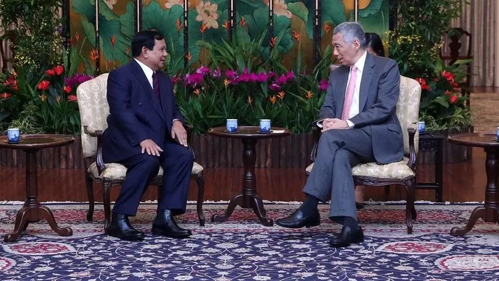 Perdana Menteri Singapura Lee Hsien Loong Beri Selamat ke Prabowo dan Bahas Hubungan Bilateral