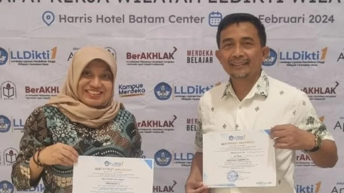 Politeknik LP3I Medan Terima 2 Penghargaan pada Anugerah LLDIKTI Wilayah I Tahun 2024