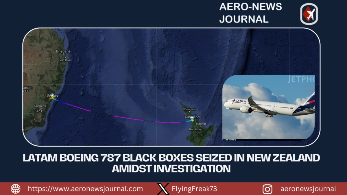 Komisi Investigasi Kecelakaan Transportasi Selandia Baru Sita Kotak Hitam LATAM Airlines