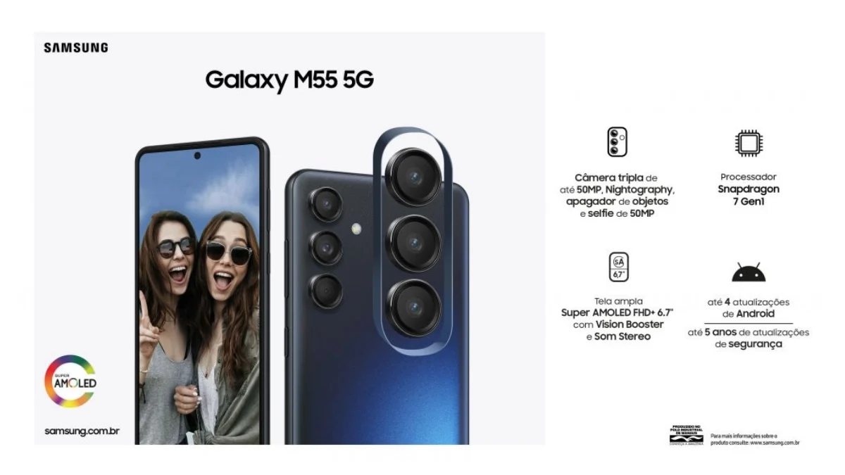 Samsung Rilis Ponsel Kelas Menengah Terbaru, Berikut Spesifikasi dan Fitur Galaxy M55 5G