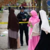 Polisi merespons rentetan tembakan pada acara Idul Fitri di Philadelphia sekitar pukul 14.30. pada hari Rabu.