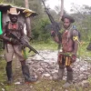 Pentolan KKB Tembagapura Abubakar Kogoya (kiri) tewas dalam kontak tembak di Mile 69 Tembagapura Mimika, Kamis