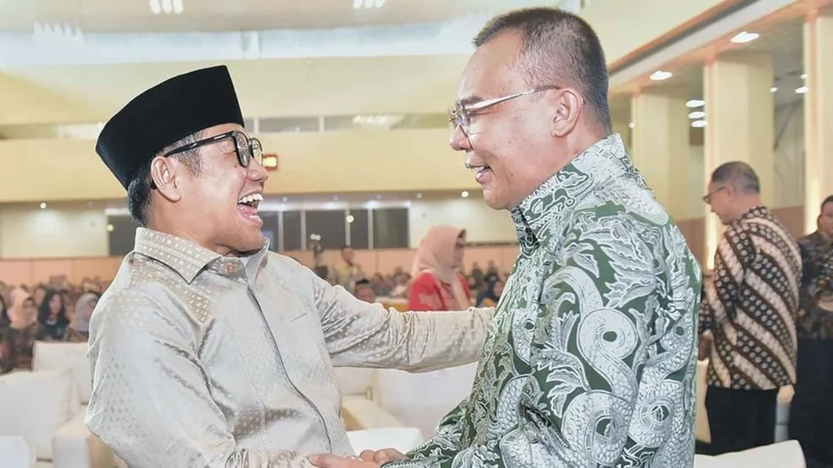 Ketua Umum PKB Muhaimin Iskandar atau Cak Imin dengan ketua Harian Gerindra Sufmi Dasco Ahmad di Instagram. in