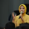 Bunda Literasi Provinsi Jawa Barat Atalia Ridwan Kamil saat menghadiri dan mendeklarasikan Pelajar Tolak Radik
