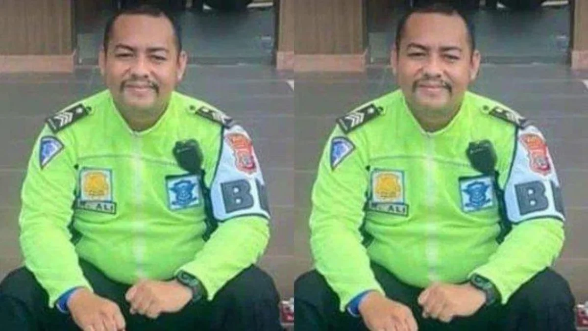 Foto semasa hidup Brigadir Polisi (Brigpol) Ridhal Ali Tomi anggota Satlantas Polresta Manado, Sulawesi Utara
