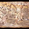 Relief peninggalan Majapahit yang diprediksi berasal dari tahun 1293 hingga 1527. Benda-benda antik itu telah