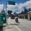 Situasi terkini arus lalu lintas di simpang Ajibarang Banyumas saat diberlakukan sistem one way lokal imbas da