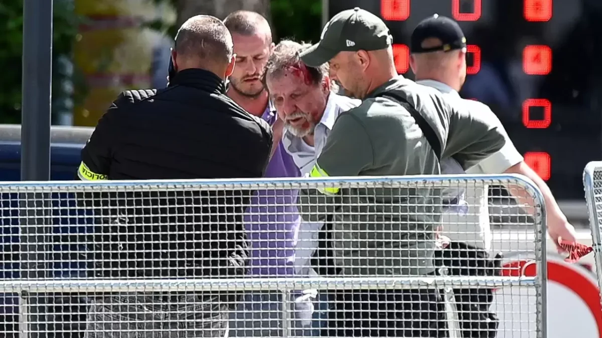 Seorang pria ditahan setelah insiden penembakan terhadap Perdana Menteri Slovakia Robert Fico, usai pertemuan