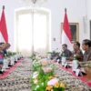 Presiden Jokowi menerima Sekretaris Jenderal OECD Mathias Cormann di Istana Kepresidenan Bogor, Jawa Barat, Se