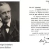 Arthur James Balfour (kiri) dan Deklarasi Balfour yang dibuatnya (kanan). (BalfourProject)