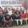 . Relawan resmi dukung Bamunas Setiawan Boediman (Oki) maju Pilkada dan siap memenangkannya, Selasa (18/6).