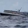 Kapal pinisi Budi Utama tenggelam di perairan Pulau Padar, Labuan Bajo, Kabupaten Manggarai Barat, Nusa Tengga