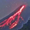 Gunung Merapi semburkan lava. (BPPTKG/Istimewa)
