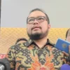 Ketua PBH Peradi sekaligus Koordinator Kuasa Hukum Dede, Suhendra Asido Hutabarat di Mabes Polri, Jakarta Sela